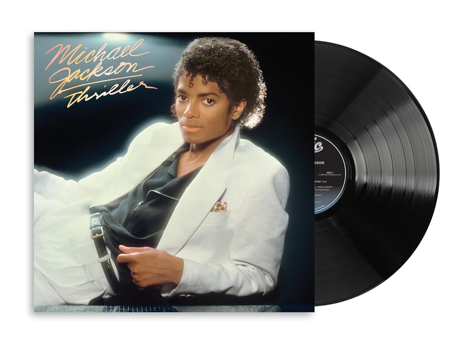 Vue principale : Album Thriller vinyle collector