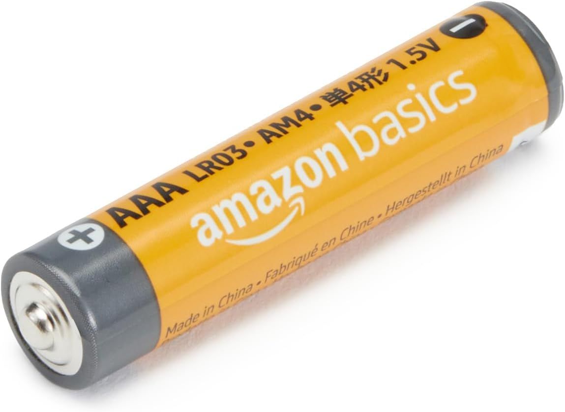 Présentation produit : Amazon Basics 36 x AAA High Performance Alkaline Batteries, 1.5V, 10 Year Shelf Life