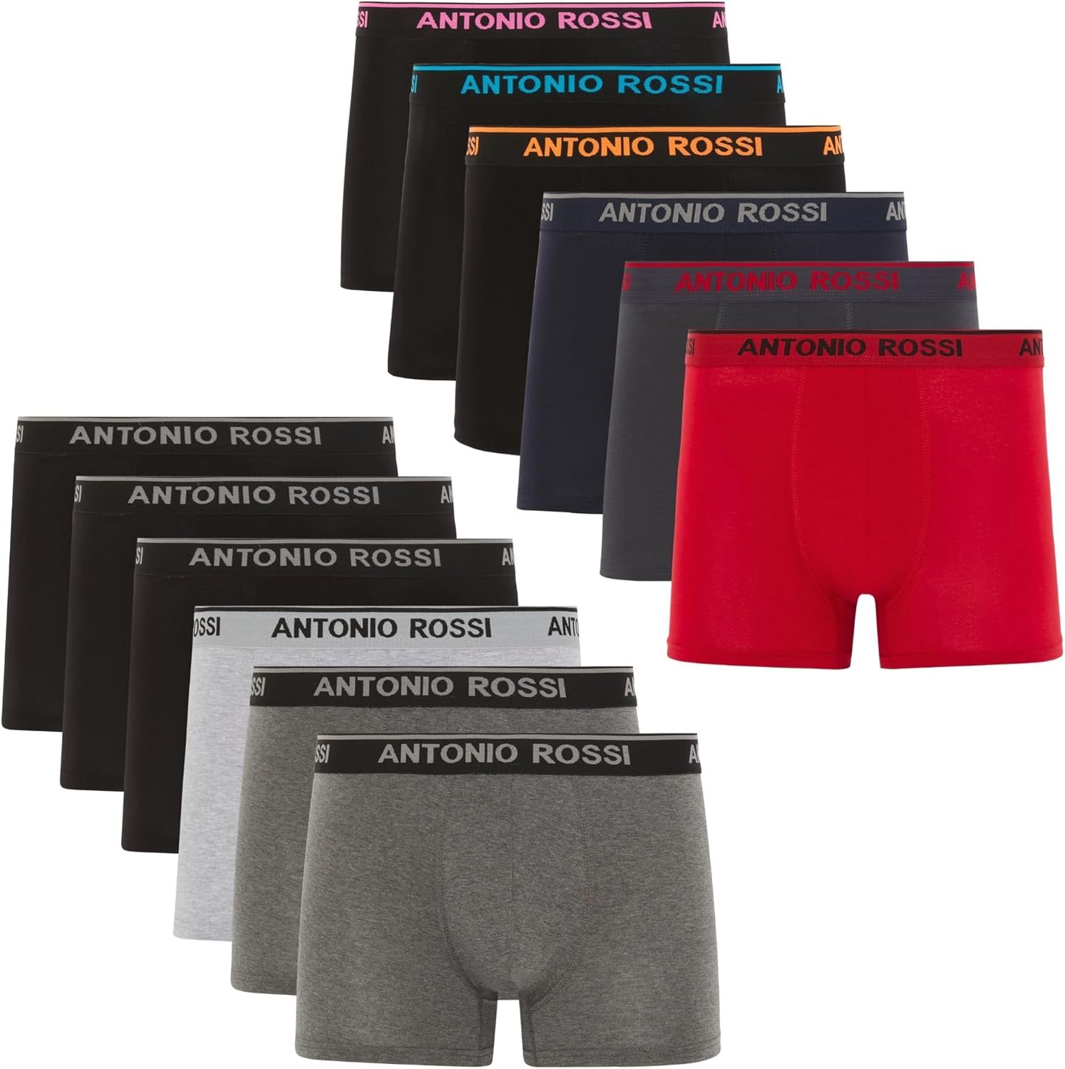 Vue principale : Boxers slim Antonio Rossi pack de 12