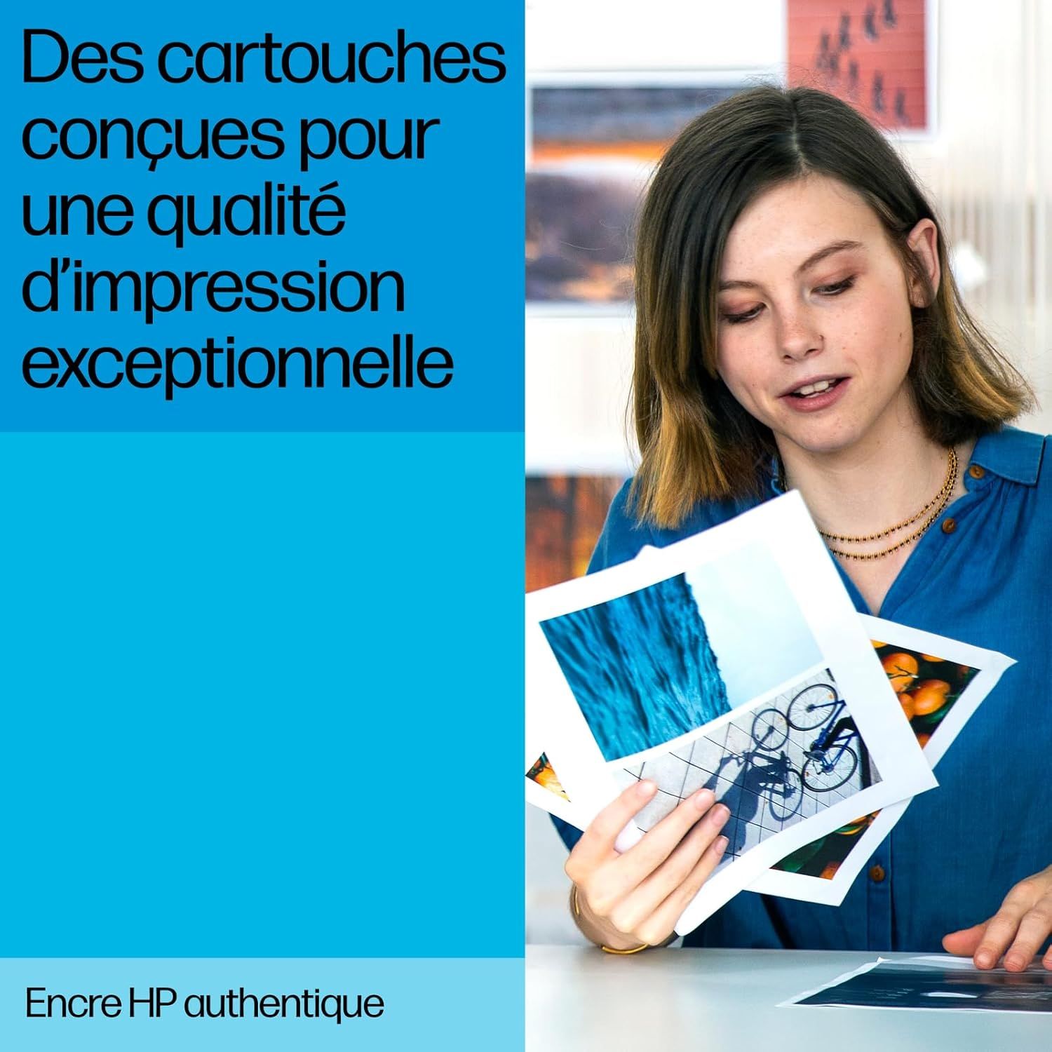Cartouche HP 304 noire utilisée dans une imprimante DeskJet