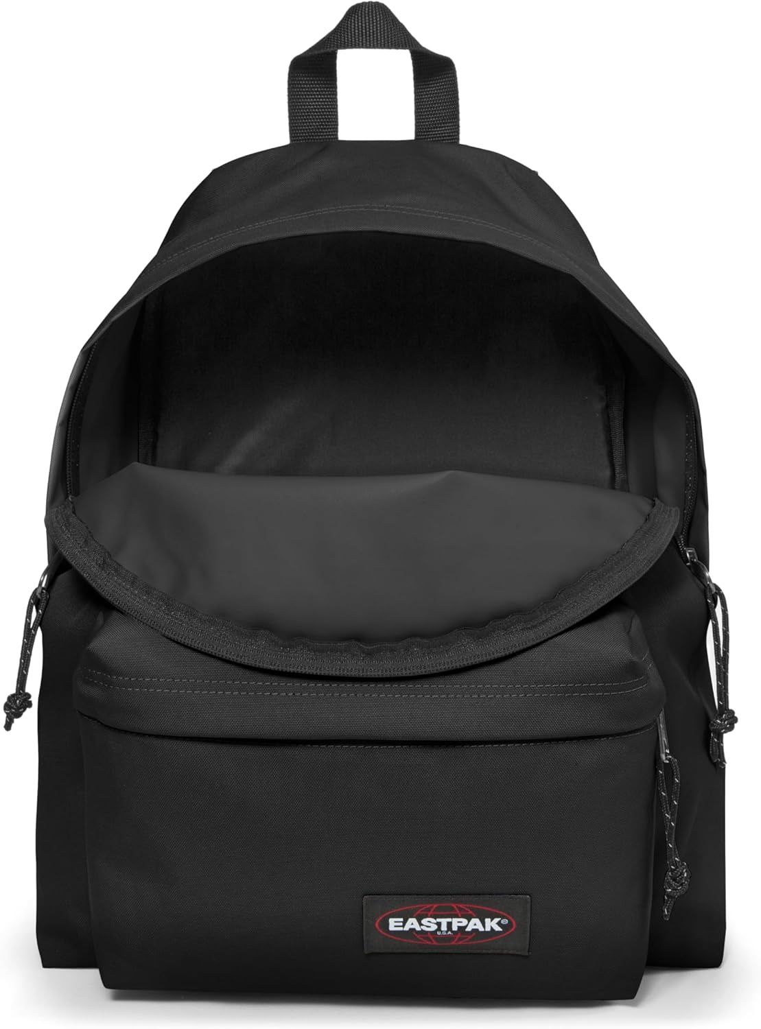 Détail des coutures et des matériaux du sac Eastpak Padded Pak'R