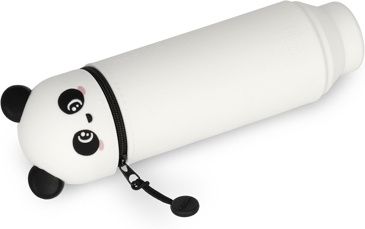 Étui scolaire Legami en silicone souple, ouvert et prêt à l'emploi.
