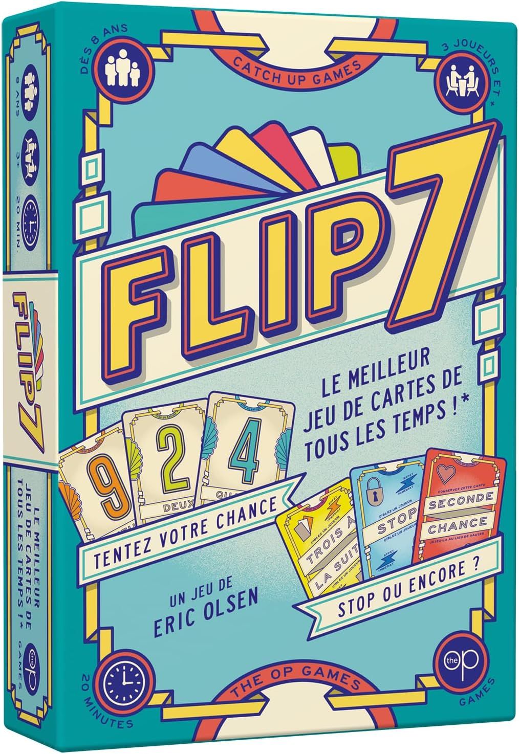 Vue principale : Jeu de cartes Flip 7 pour famille