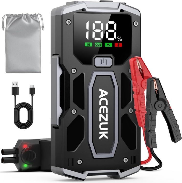Vue principale : Booster de batterie voiture ACEZUK 7000A portable