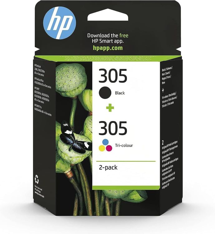 Vue principale : Cartouches HP 305 noir et couleurs pour imprimantes