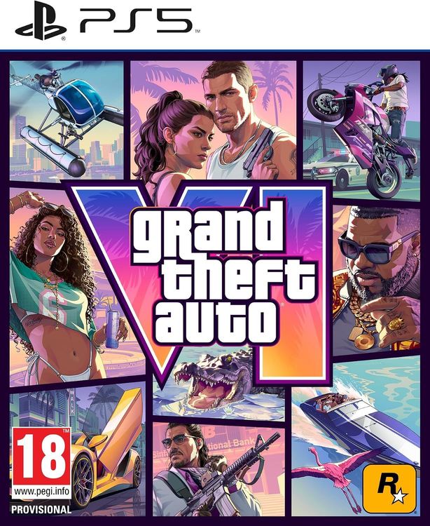 Vue principale : Grand Theft Auto VI - PlayStation 5 (code en boîte)
