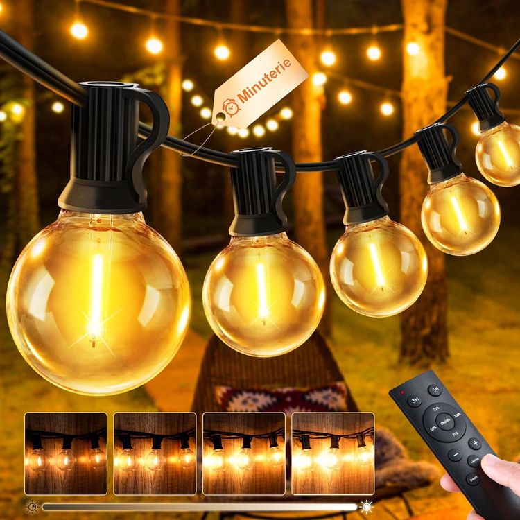 Vue principale : Guirlande LED G40 20 mètres pour extérieur