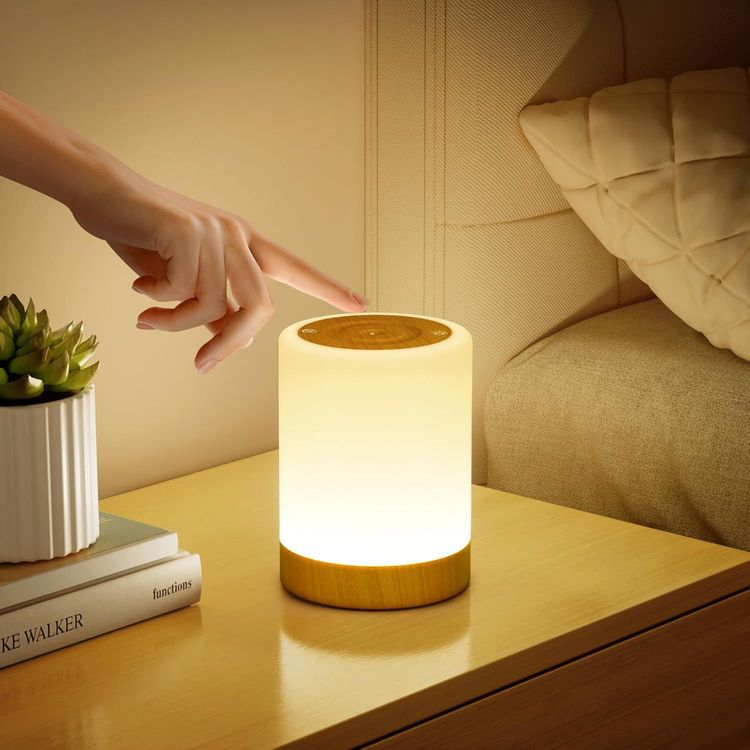 Vue principale : Lampe de chevet tactile Fomyheard 5 modes couleurs rechargeable