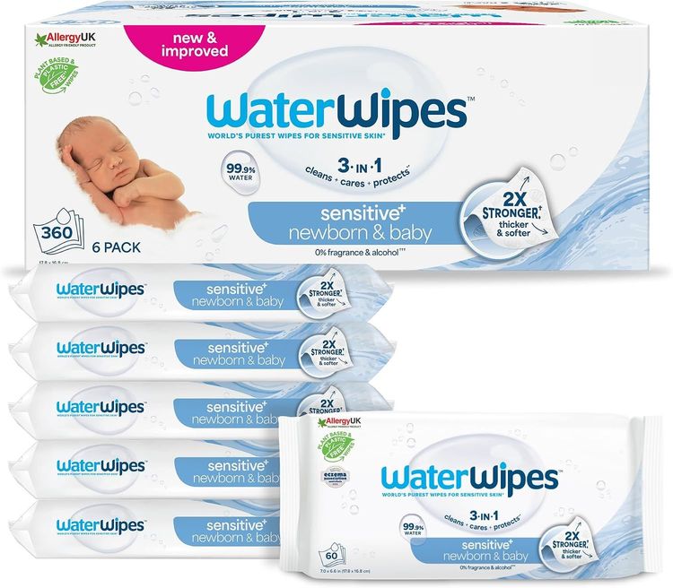 Vue principale : Lingettes WaterWipes Sensitive+ pour bébé