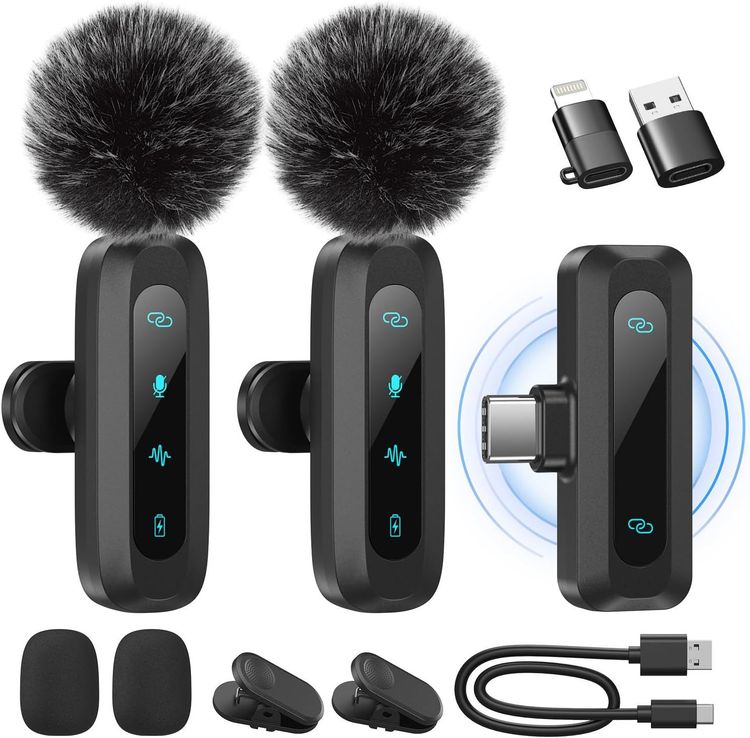 Vue principale : Microphones lavallier sans fil WARM BOX paire