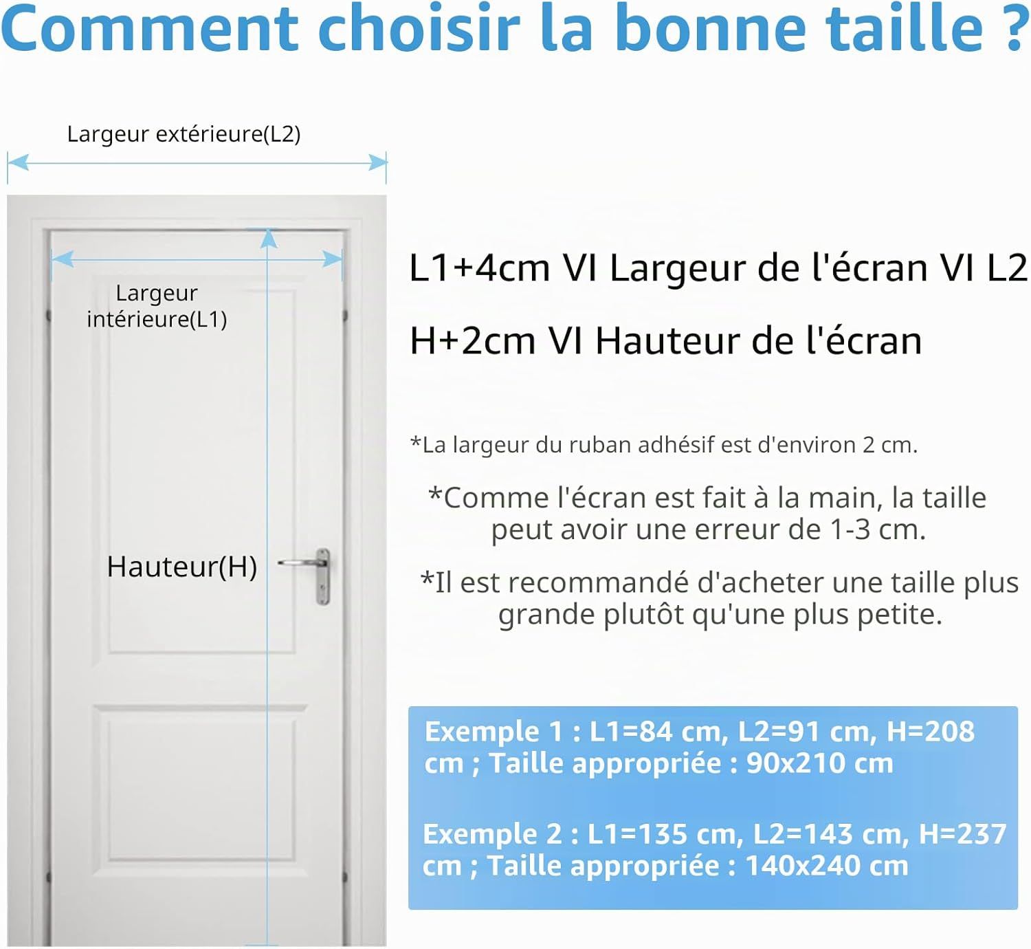 Moustiquaire MYCARBON avec aimants et filet noir ultra-dense