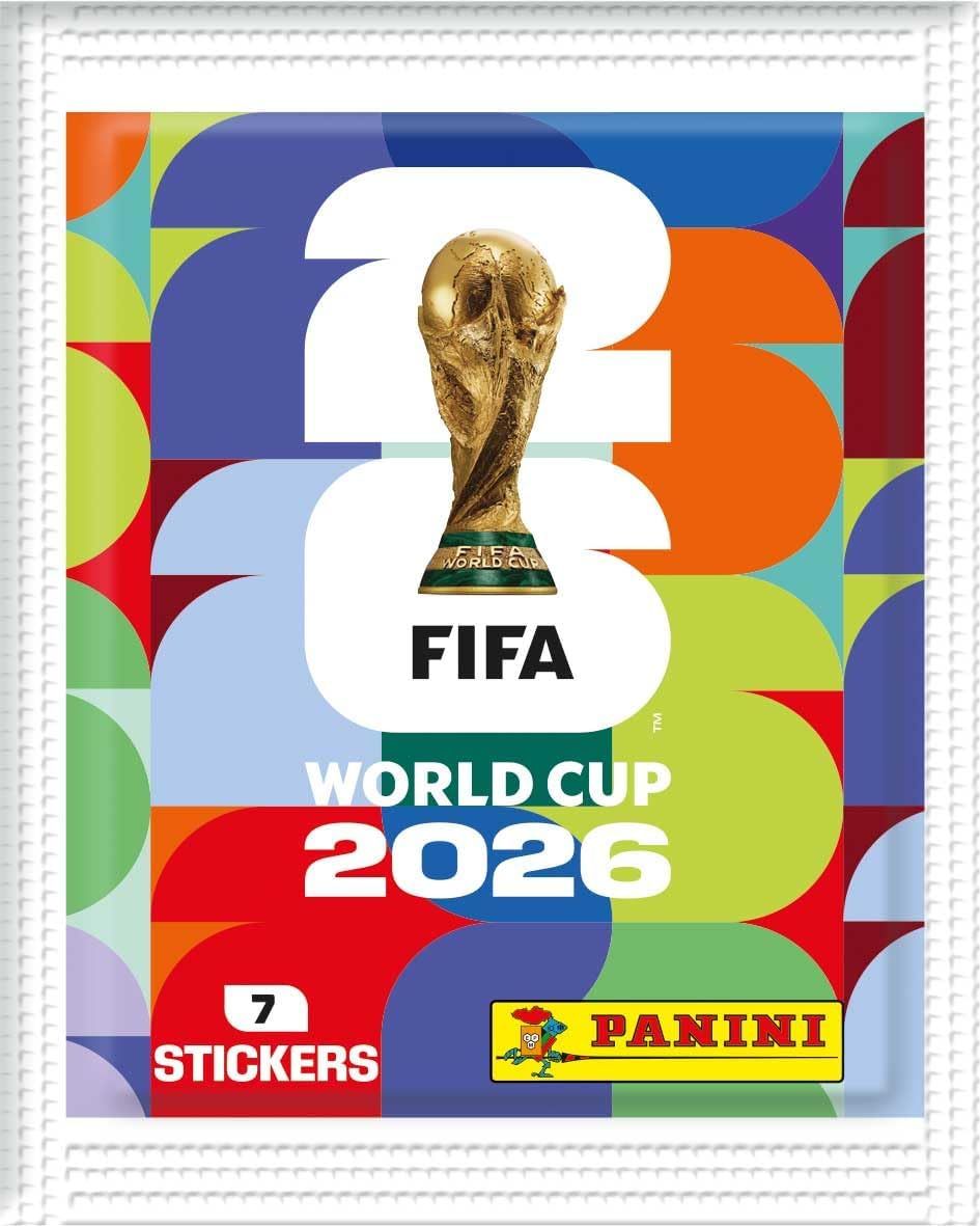 Autocollants Panini Coupe du Monde 2026 avec détails des joueurs