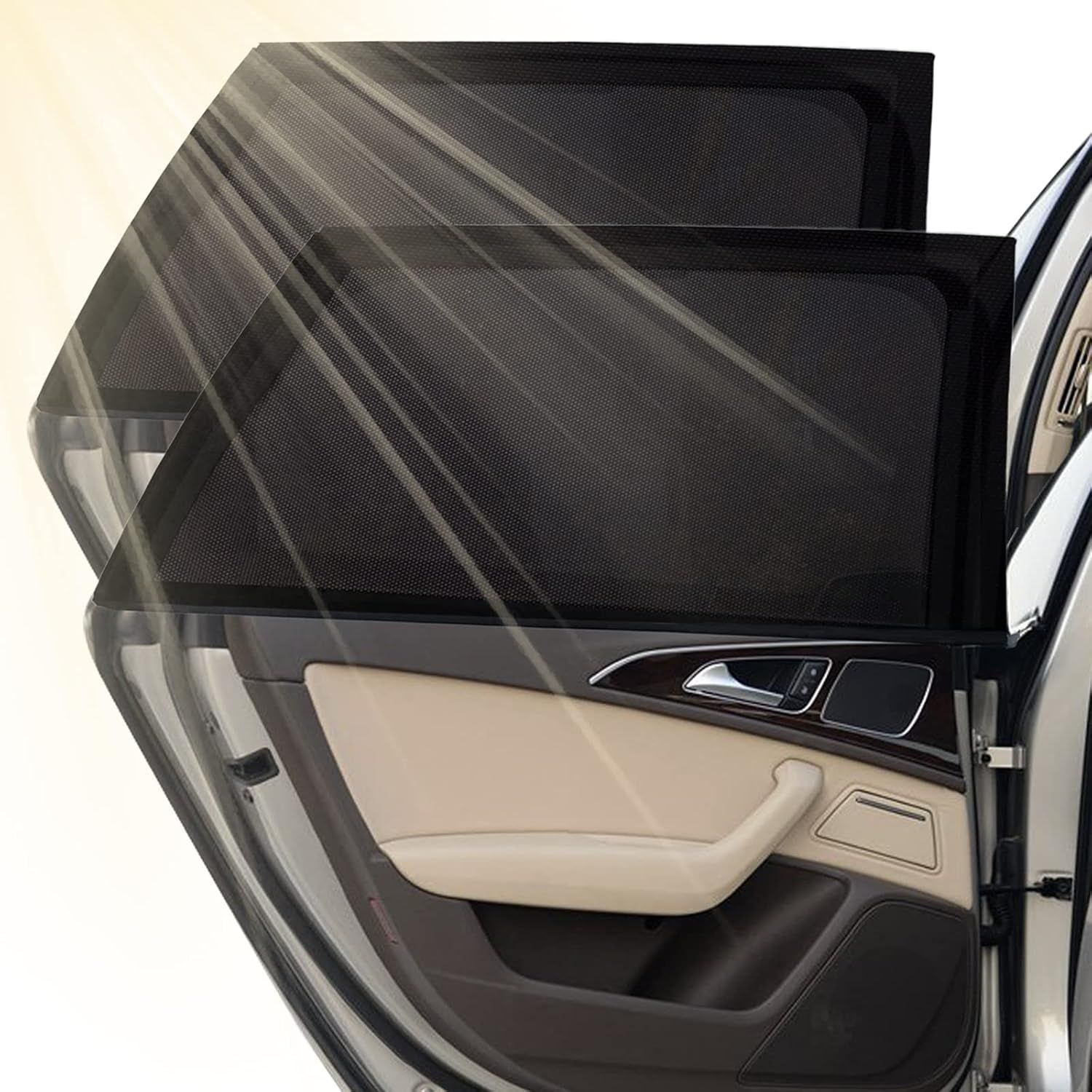 Vue principale : Pare-soleil pour voiture Joyblossom anti-UV et moustiques