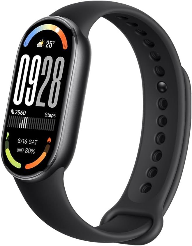 Vue principale : XIAOMI Xiaomi Smart Band 10, Montre Connectée, Boîtier alu, Suivi d'Activité, Écran AMOLED 1.72'', Autonomi…